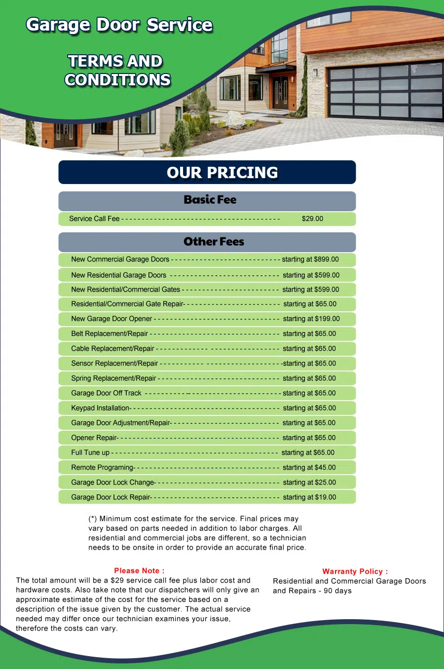 Neighborhood Garage Door North Ridgeville, OH 440-459-0647